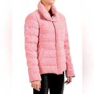 🎀Moncler🎀 Pink Tweed Down Puffer Jacket SIze:2